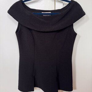 VINTAGE Black Nicole Studio Off-Shoulder Blouse
